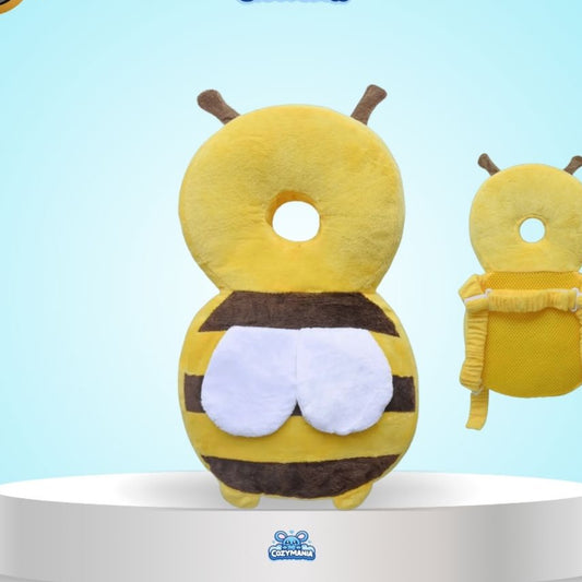 bebek kafa koruyucu yastık sarı renkli